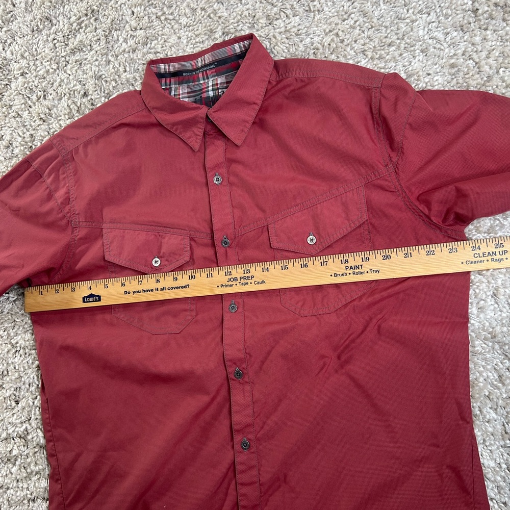 Kuhl Blue and Brown Plaid/Maroon Button-Down Shirt lot - Picture 4 of 14